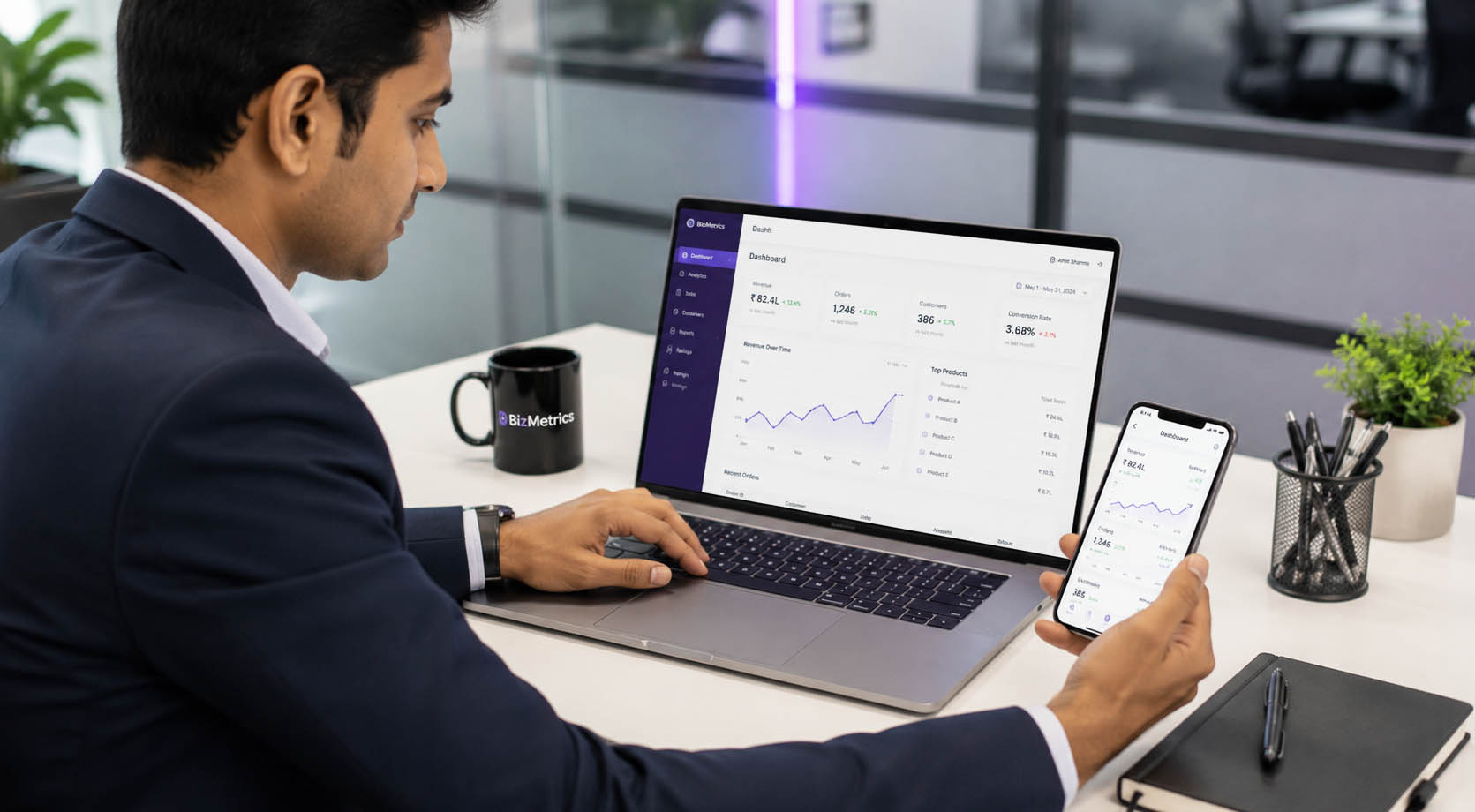 B2B SaaS companion mobile apps — placeholder image