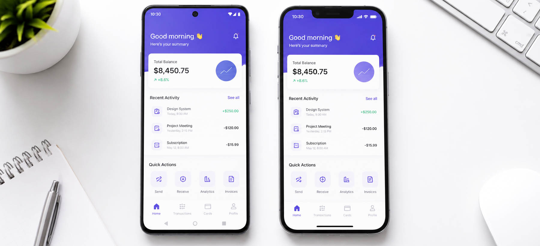 Cross-platform app development with Flutter and React Native — placeholder image, replace with real photo