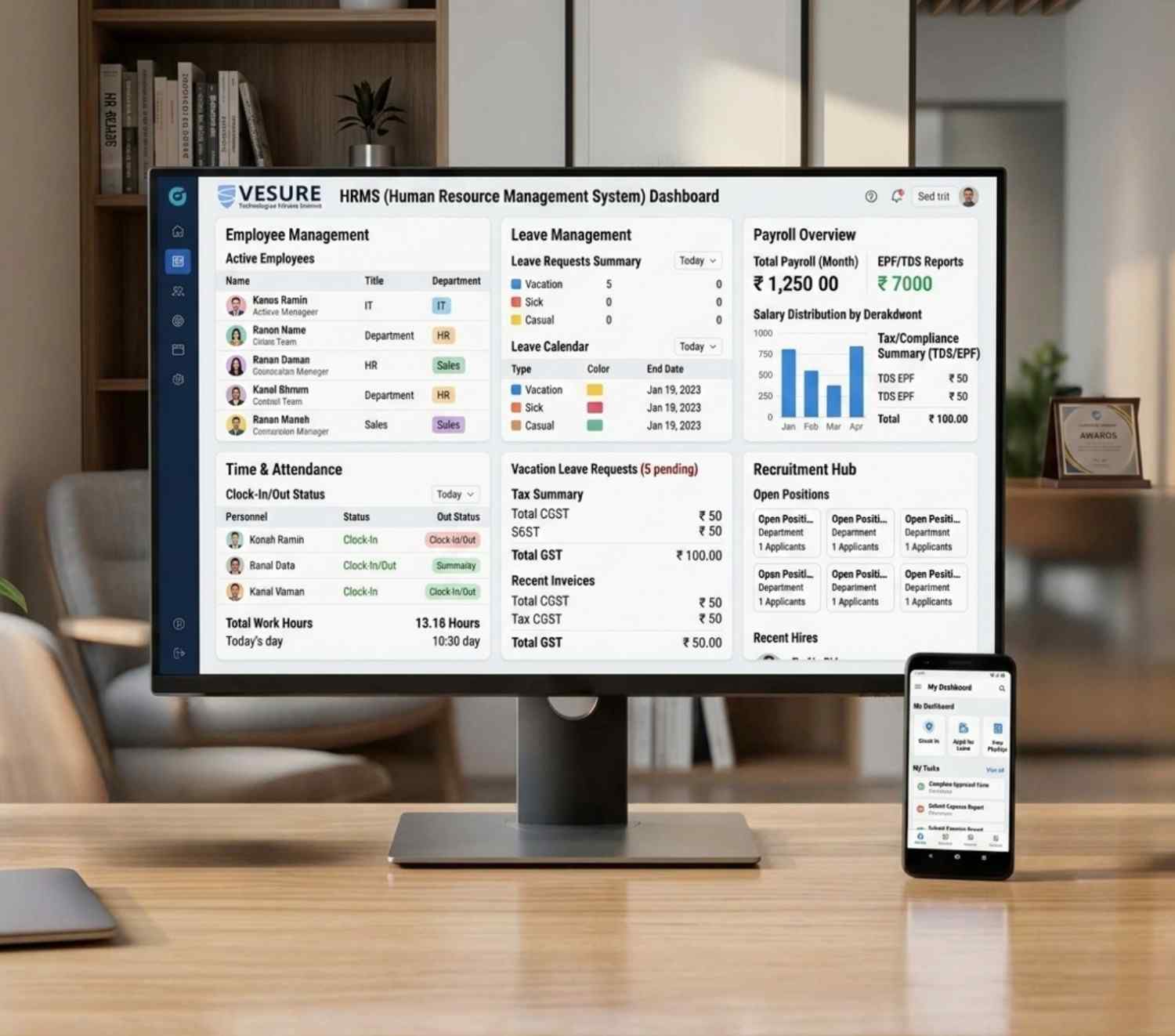 HRMS Dashboard