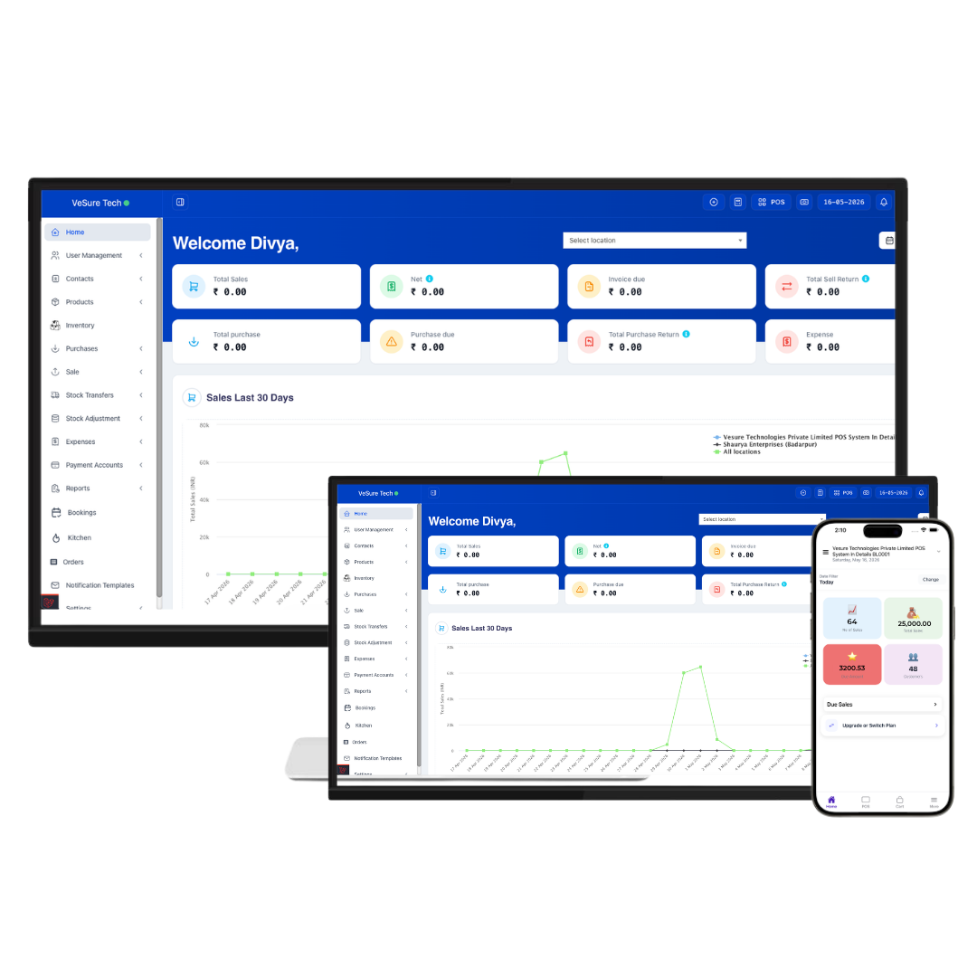 POS Software Dashboard