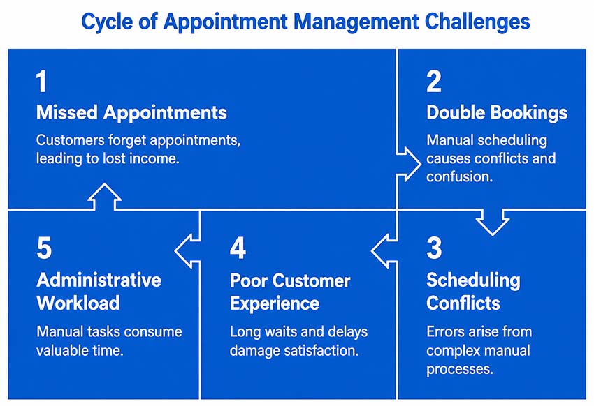Cycle of Appointment Management Challenges